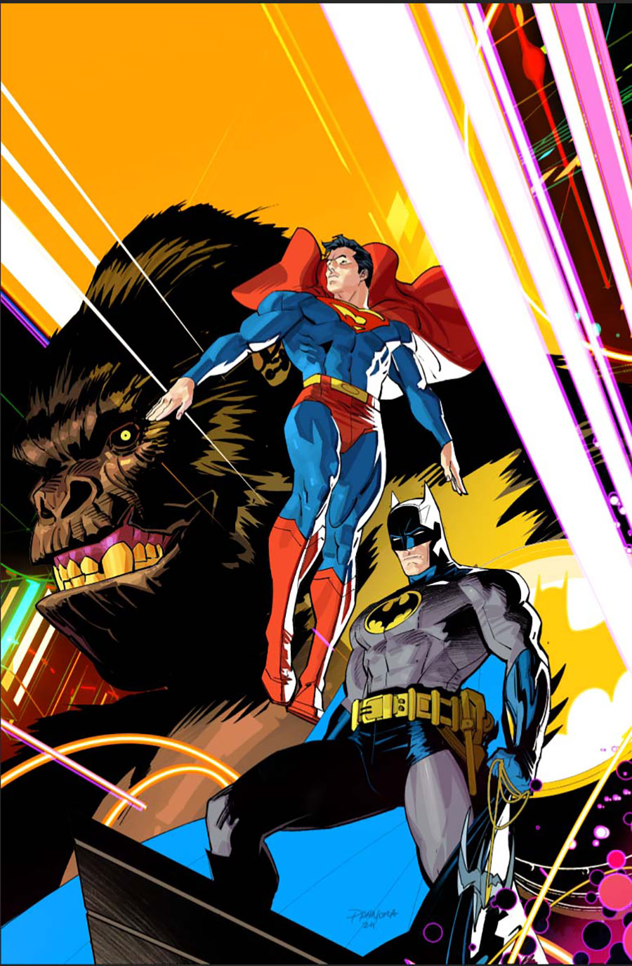 Batman Superman Worlds Finest #38 Cover A Regular Dan Mora Connecting Cover (DC All In)(We Are Yesterday Part 1)