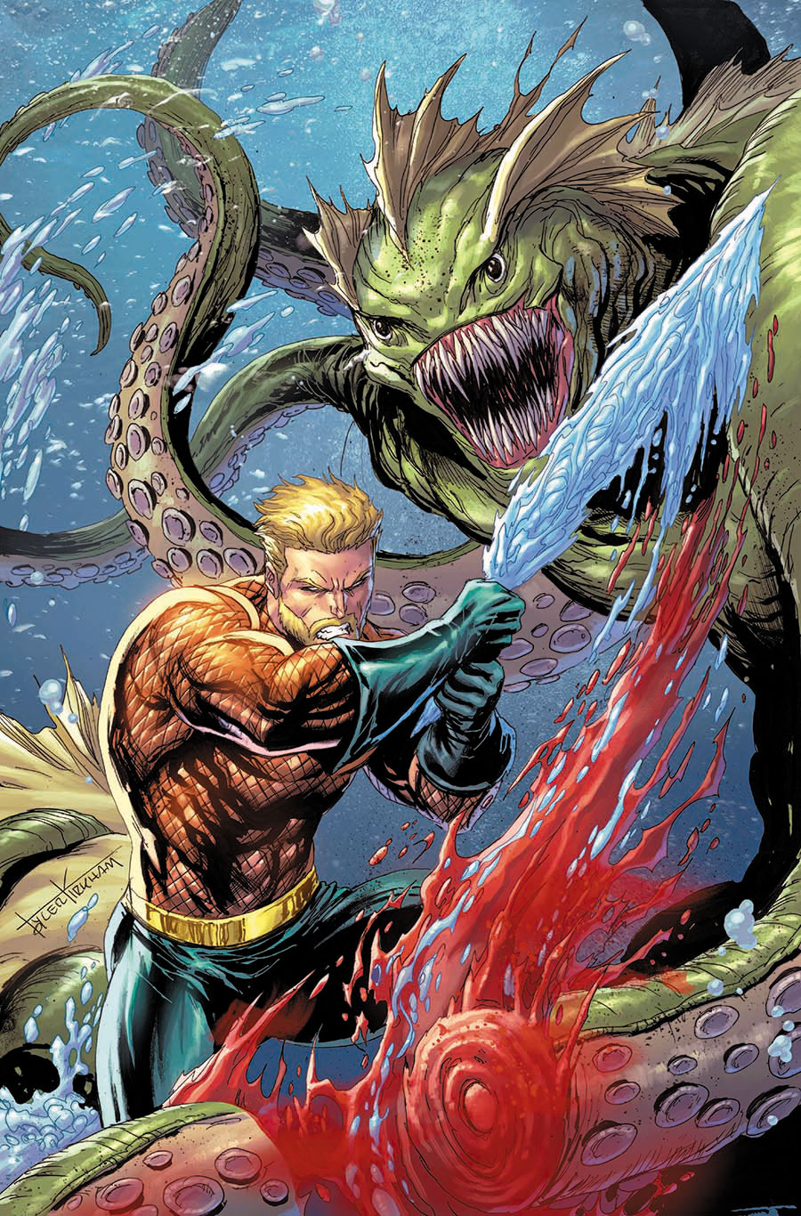 Aquaman Vol 7 #4 Cover D Variant Tyler Kirkham Card Stock Cover (DC All In)