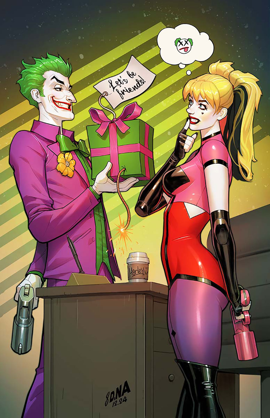 Harley Quinn Vol 4 #50 Cover D Variant David Nakayama April Fools Card Stock Cover (DC All In)