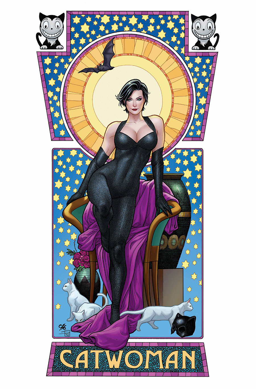 Catwoman Vol 5 #75 Cover B Variant Frank Cho Card Stock Cover (DC All In)