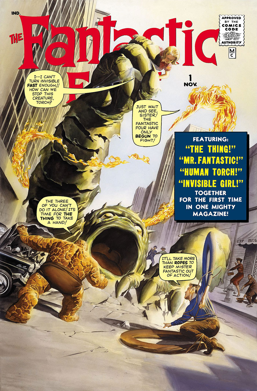 Fantastic Four #1 Cover K Facsimile Edition Variant Alex Ross Cover (2025 New Printing)