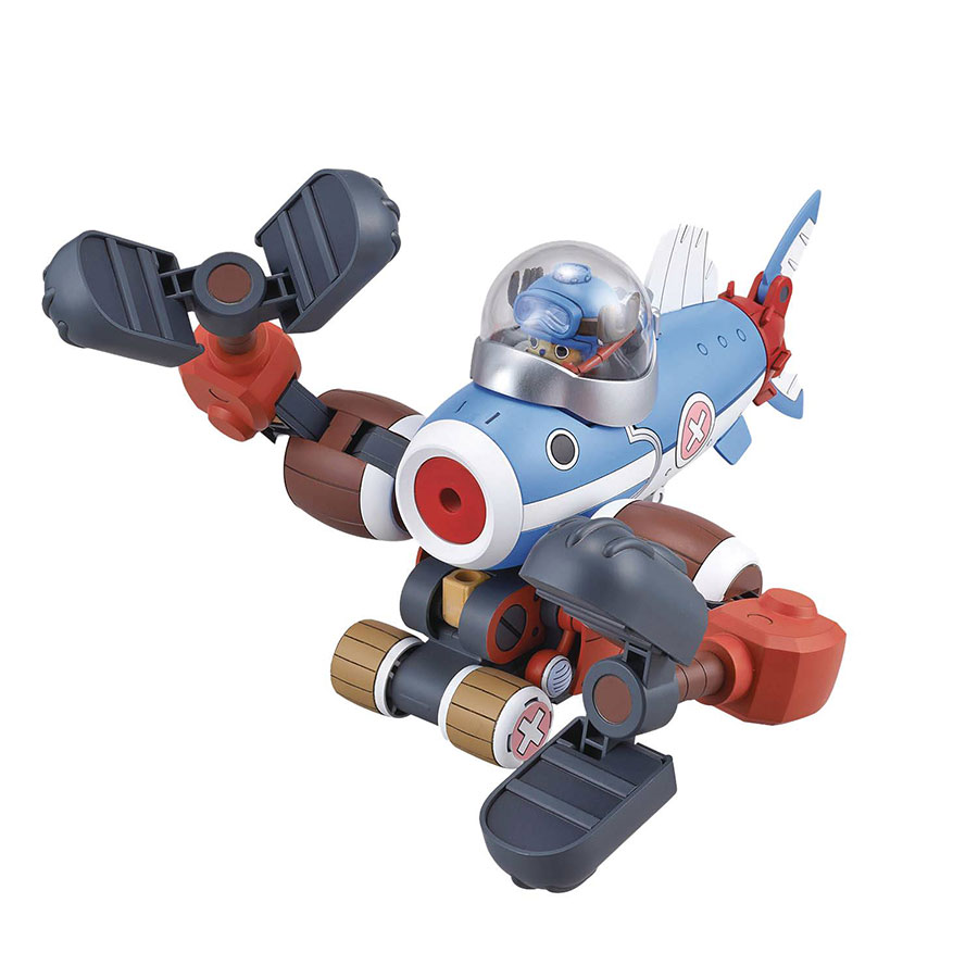 One Piece Best Mecha Collection Set - Chopper Robot Kit #3 & #5 Chopper Submarine & Chopper Crane