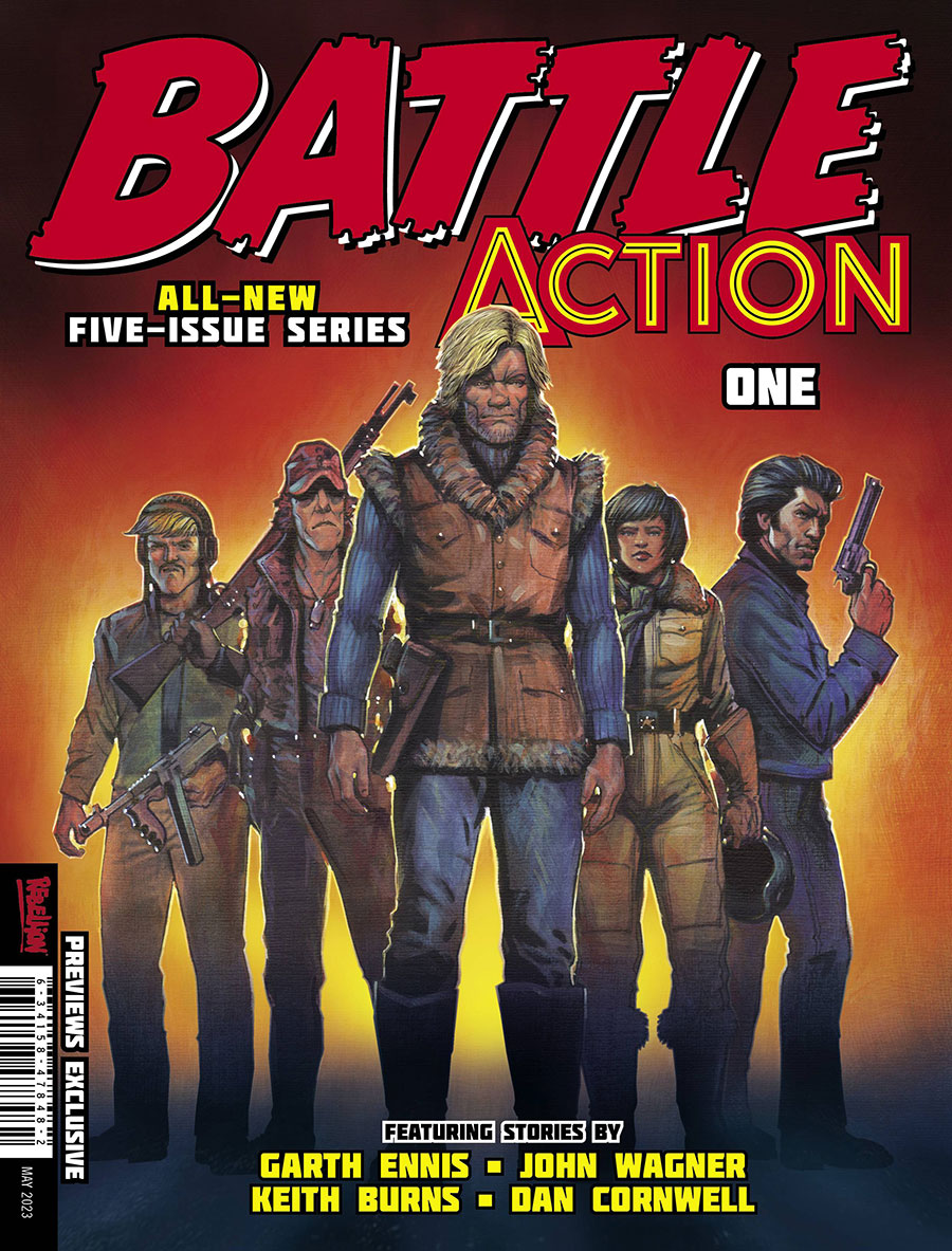 Battle Action Vol 2 #1 Cover B Diamond UK Exclusive John Higgins Variant Cover