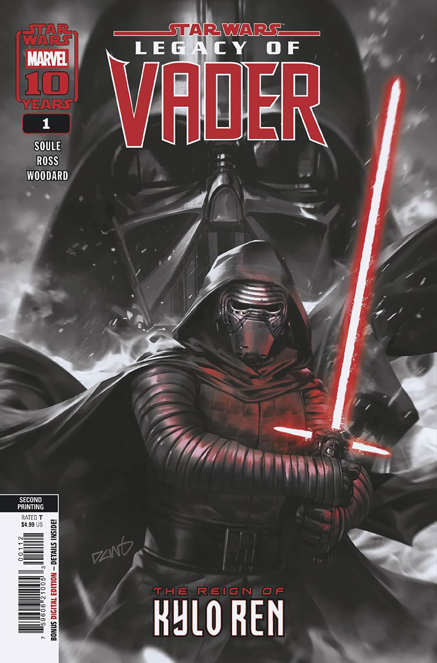 Star Wars Legacy Of Vader #1 Cover H 2nd Ptg Derrick Chew Variant Cover