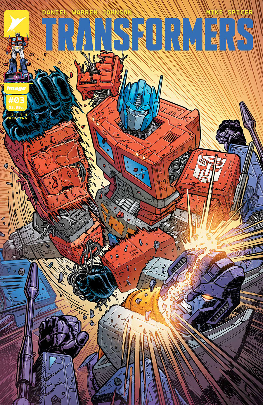 Transformers Vol 5 #3 Cover J 5th Ptg