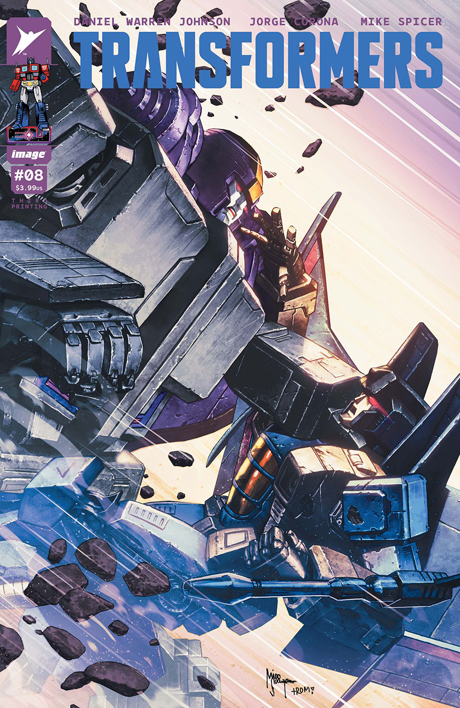 Transformers Vol 5 #8 Cover H 3rd Ptg