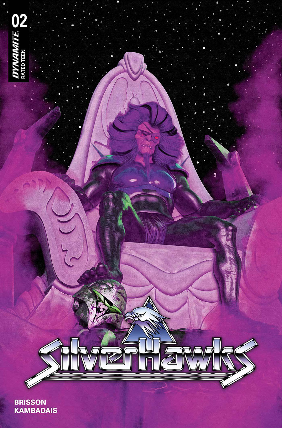 SilverHawks Vol 2 #2 Cover Z Variant Mark Spears Purple Foil Cover