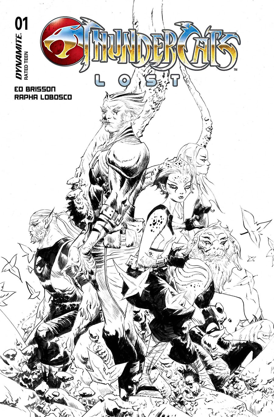 Thundercats Lost #1 Cover V Incentive Jae Lee Line Art Cover