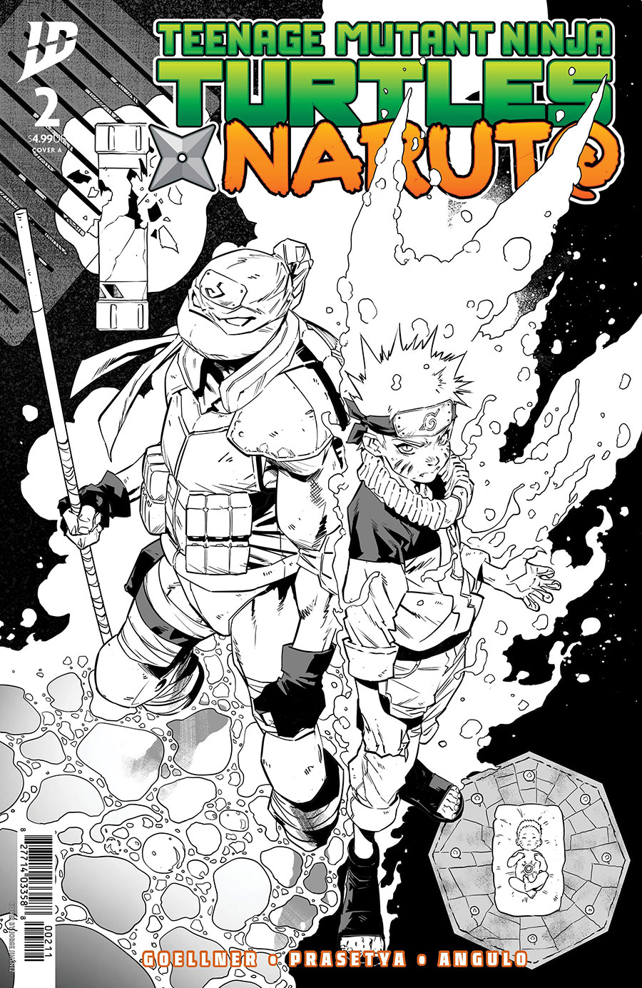 Teenage Mutant Ninja Turtles x Naruto #2 Cover I 2nd Ptg