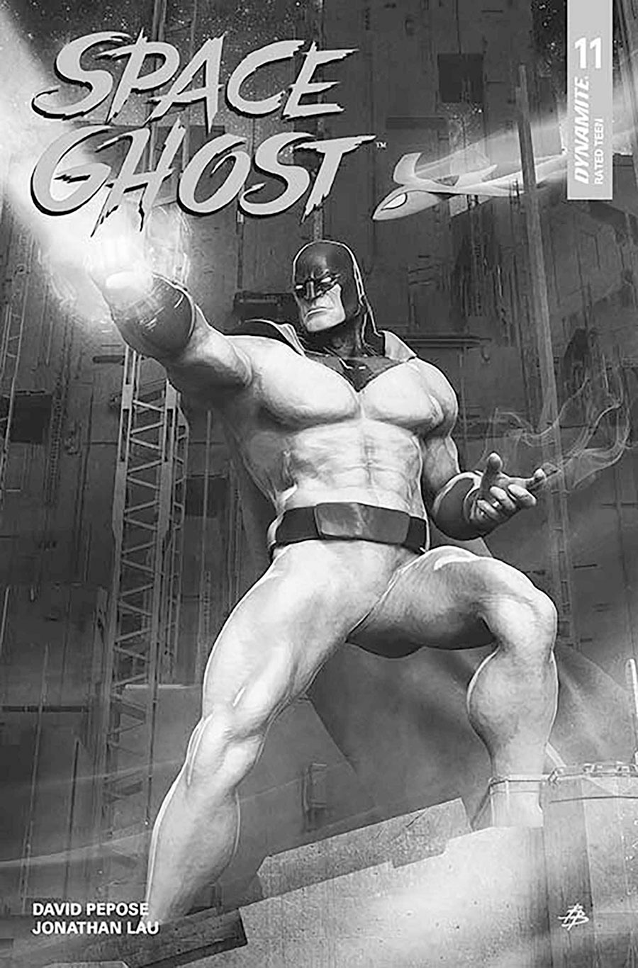 Space Ghost Vol 4 #11 Cover M Incentive Bjorn Barends Black & White Cover