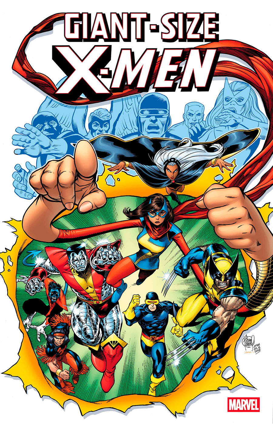 Giant-Size X-Men (2025) #1 Cover A Regular Adam Kubert Cover (Giant-Size X-Men 50th Anniversary Part 1)