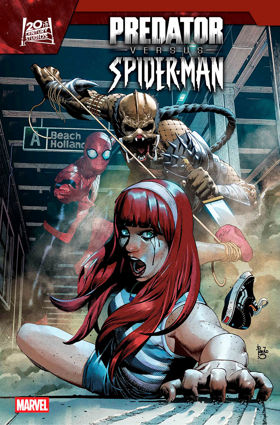 Predator vs Spider-Man #2 Cover A Regular Paulo Siqueira Cover