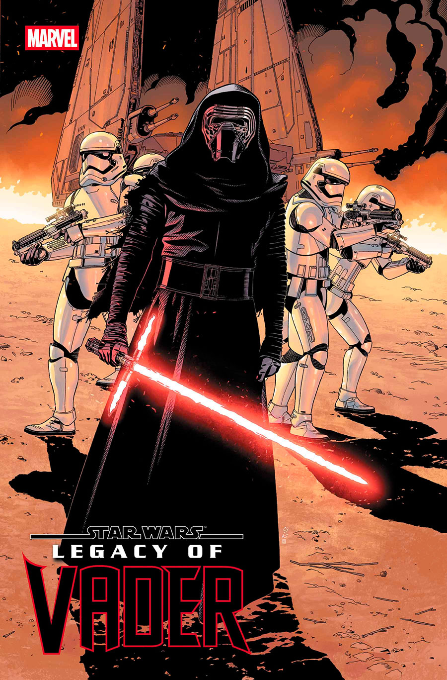 Star Wars Legacy Of Vader #4 Cover B Variant Chris Sprouse The Force Awakens 10th Anniversary Cover