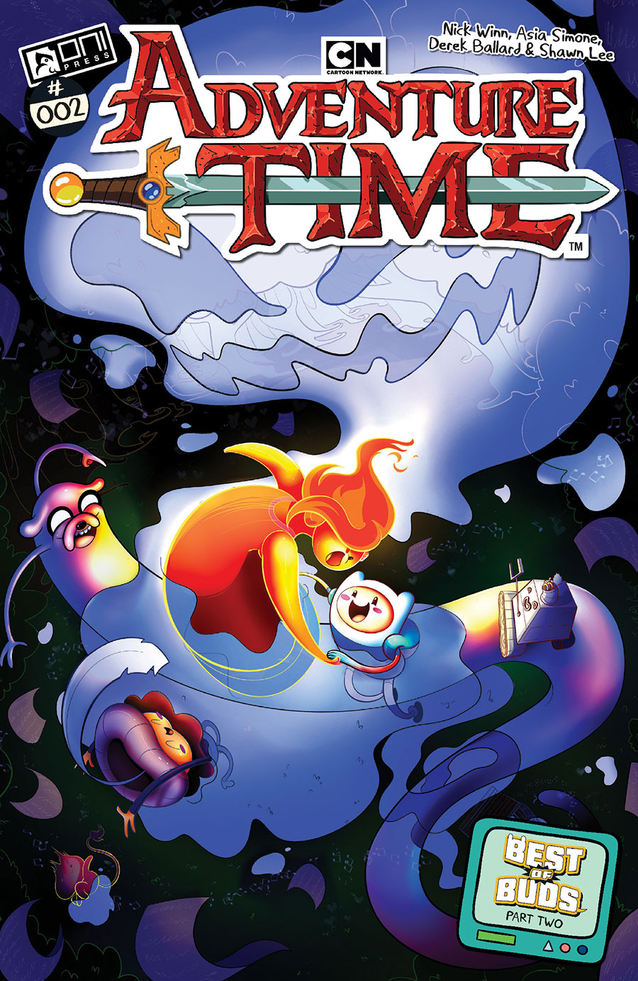 Adventure Time Vol 2 #2 Cover B Variant Asia Simone Cover