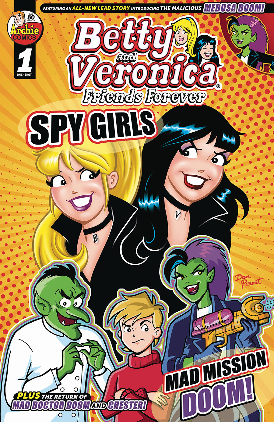 Betty And Veronica Friends Forever Spy Girls #1 (One Shot) Cover A Regular Vincent Lovallo Dan Parent & Rosario Tito Pena Cover