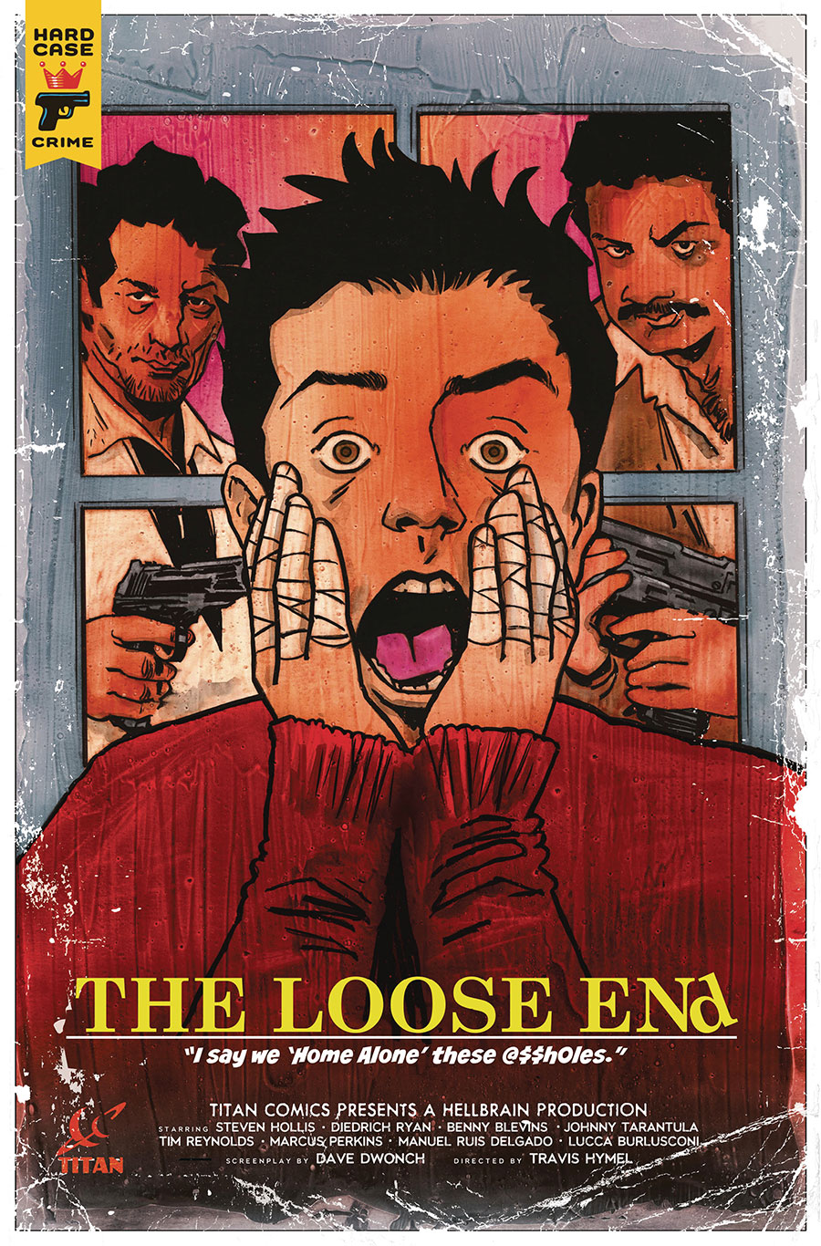 Hard Case Crime The Loose End #4 Cover B Variant Robert Hack Home Alone Homage Cover