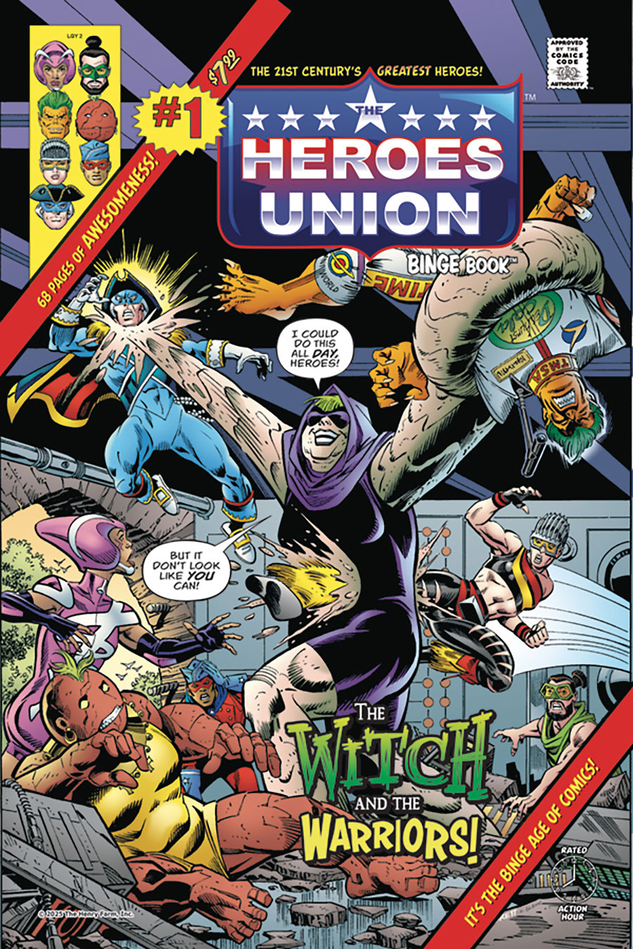 Heroes Union The Witch And The Warriors #1 Cover A Regular Ron Frenz & Brett Breeding Cover