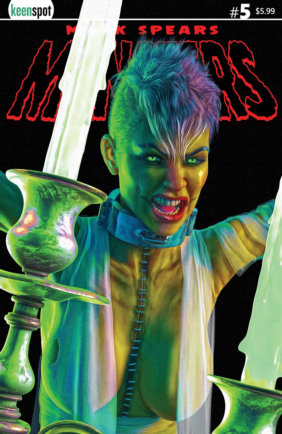 Mark Spears Monsters #5 Cover B Variant Mark Spears Haircut Cover