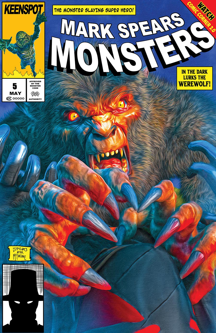 Mark Spears Monsters #5 Cover C Variant Mark Spears Amazing Spider-Man 313 Homage Cover