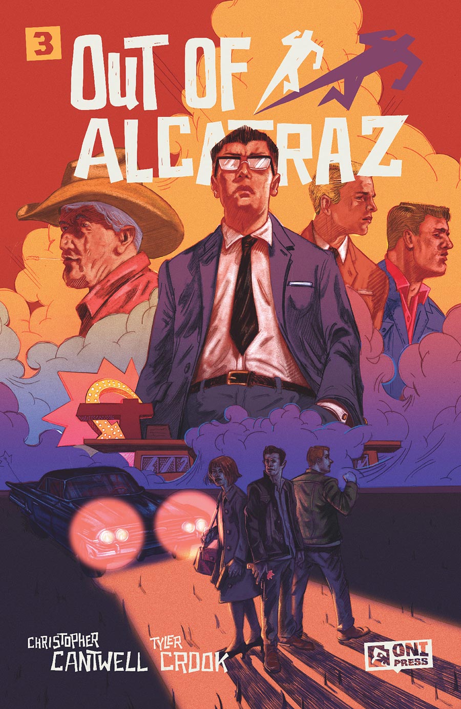 Out Of Alcatraz #3 Cover B Variant Oliver Dominguez Cover