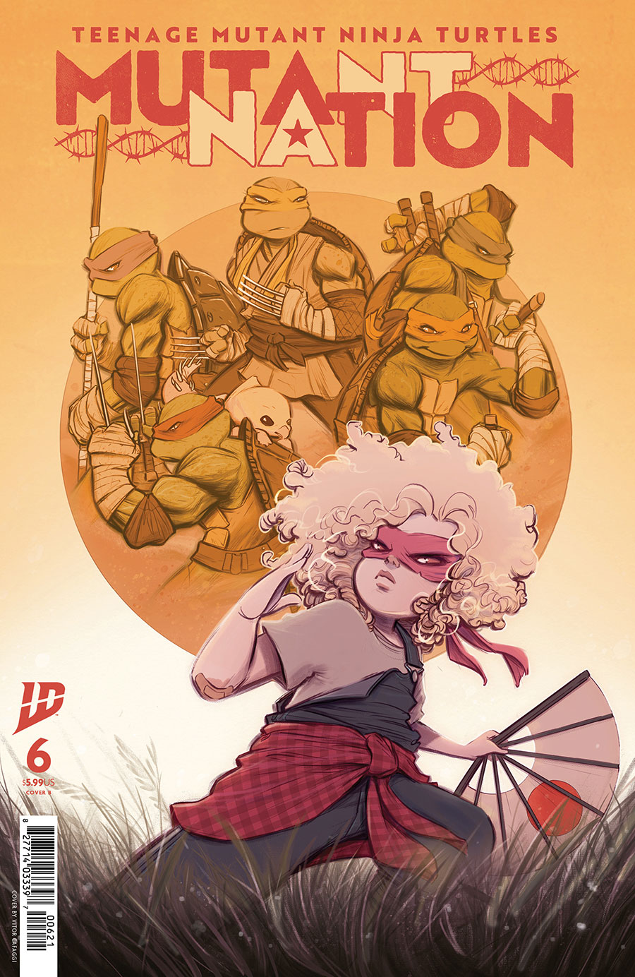 Teenage Mutant Ninja Turtles Mutant Nation #6 Cover B Variant Vitor Cafaggi Cover