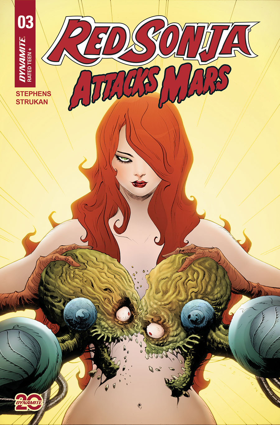 Red Sonja Attacks Mars #3 Cover B Variant Jae Lee & June Chung Cover