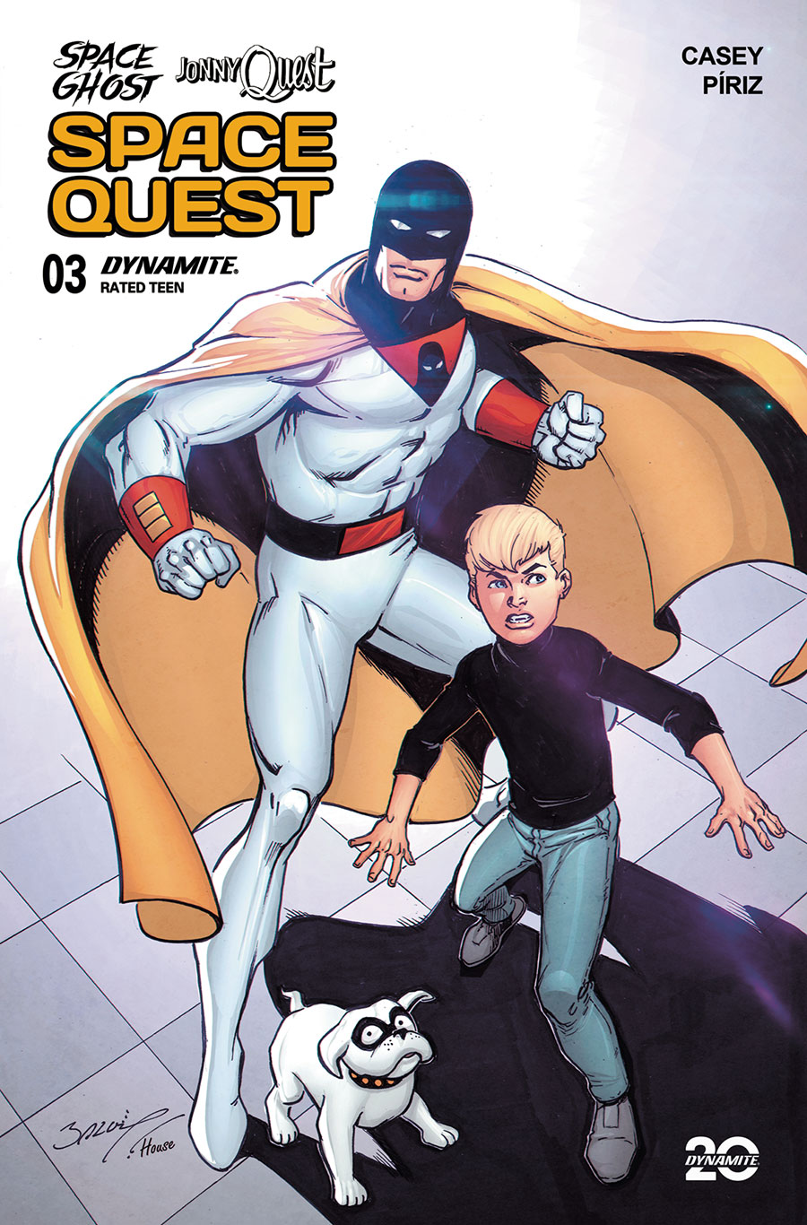 Space Ghost Jonny Quest SpaceQuest #3 Cover H Incentive Mark Bagley Variant Cover