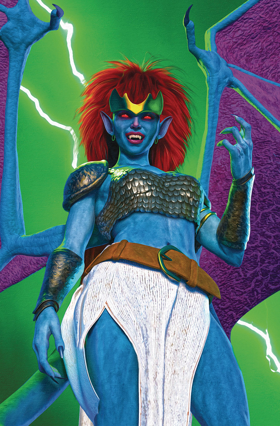 Gargoyles Demona #1 Cover J Dynamite Metal Premium Mark Spears Cover