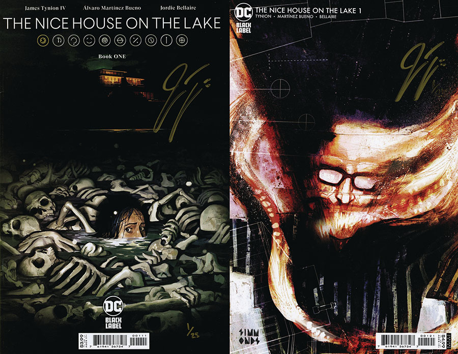 Nice House On The Lake #1 Cover N DF Ultra-Limited Elite Gold Signature Series Cover A & B Set Each Signed By James Tynion IV