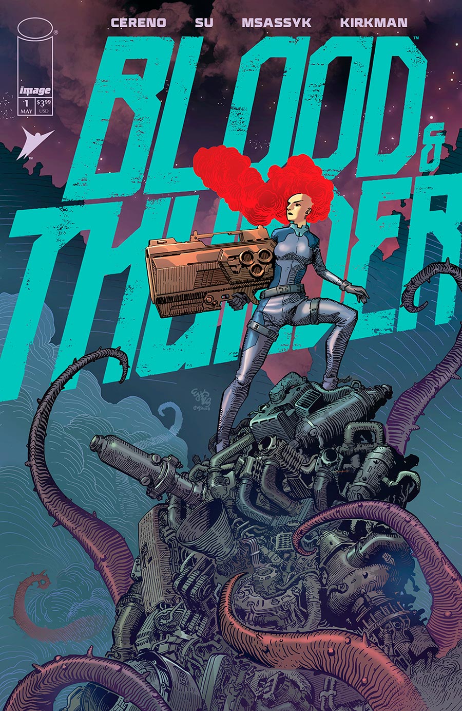 Blood & Thunder #1 Cover A Regular EJ Su & Msassyk Cover