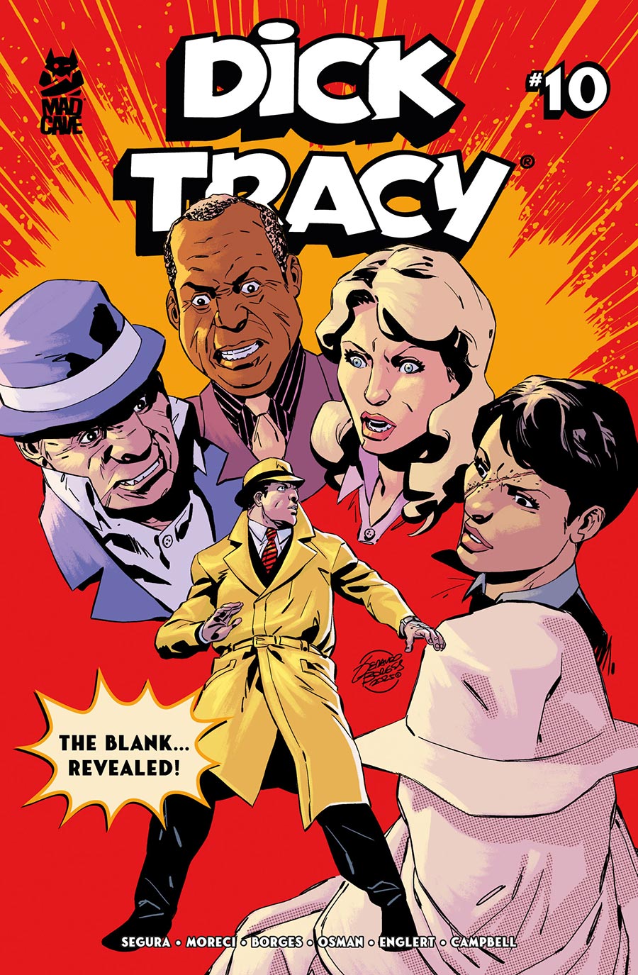 Dick Tracy (Mad Cave Studios) #10 Cover A Regular Geraldo Borges Cover