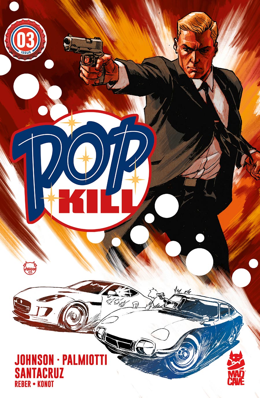 Pop Kill #3 Cover A Regular Dave Johnson Cover