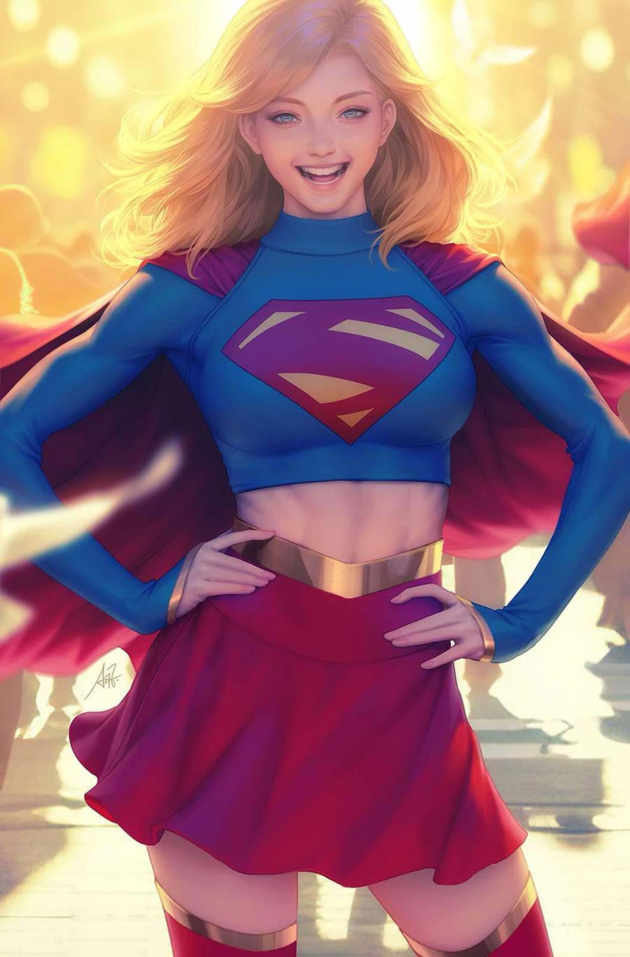 Supergirl Vol 8 #1 Cover B Variant Stanley Artgerm Lau Card Stock Cover (DC All In)