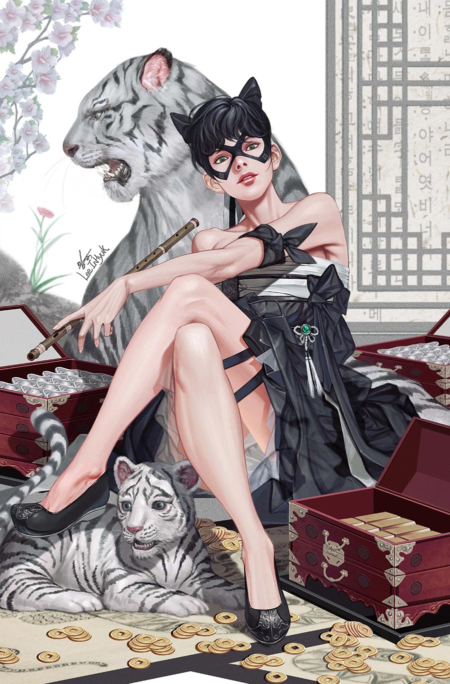 Catwoman Vol 5 #76 Cover C Variant Inhyuk Lee Card Stock Cover (DC All In)