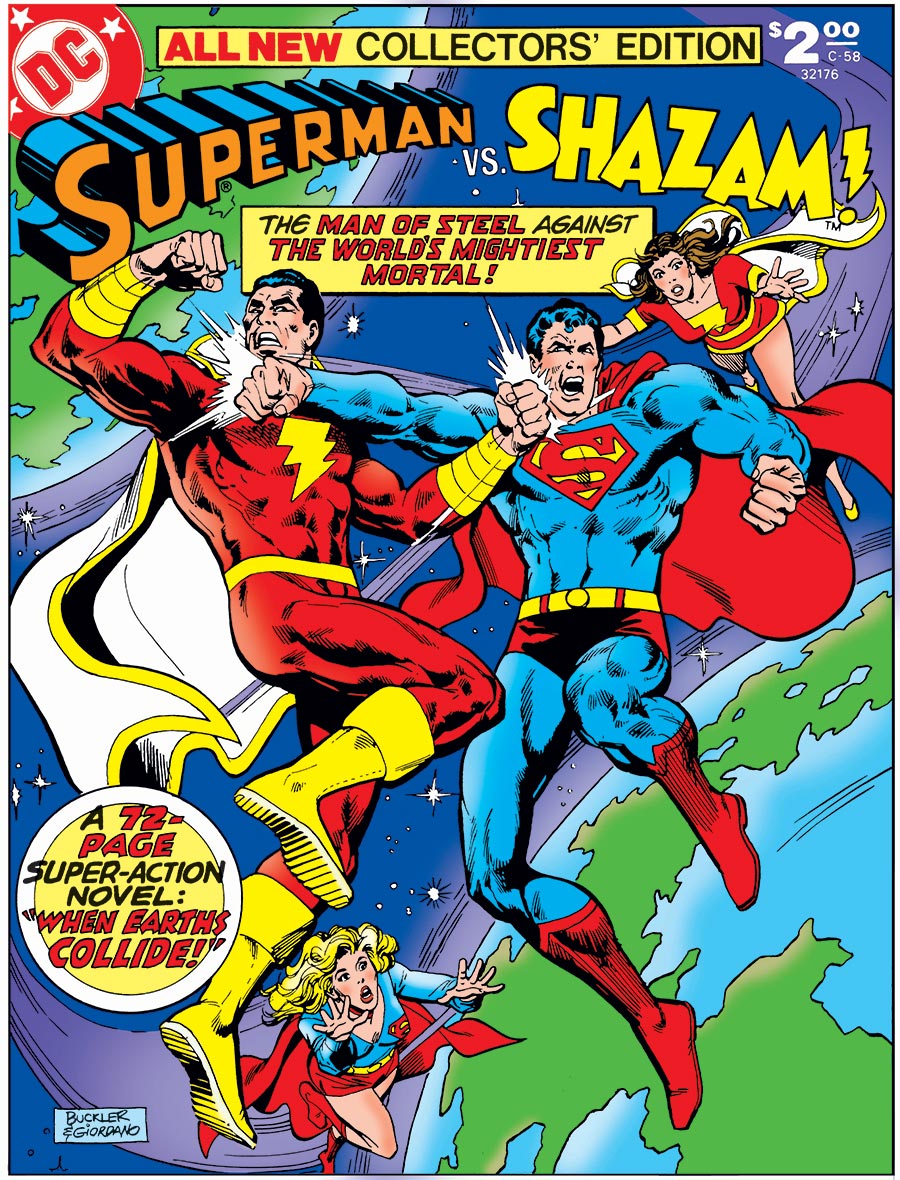 All-New Collectors Edition #58 Superman vs SHAZAM Facsimile Edition Cover B Variant Rich Buckler & Dick Giordano Foil Cover