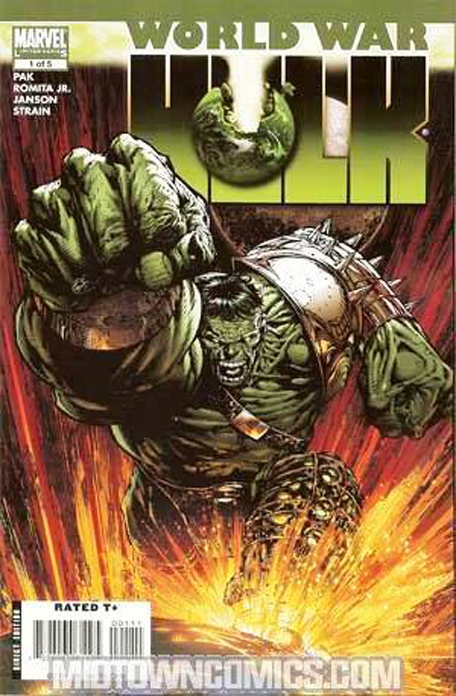 World War Hulk #1 Cover L Signed by Greg Pak with CoA