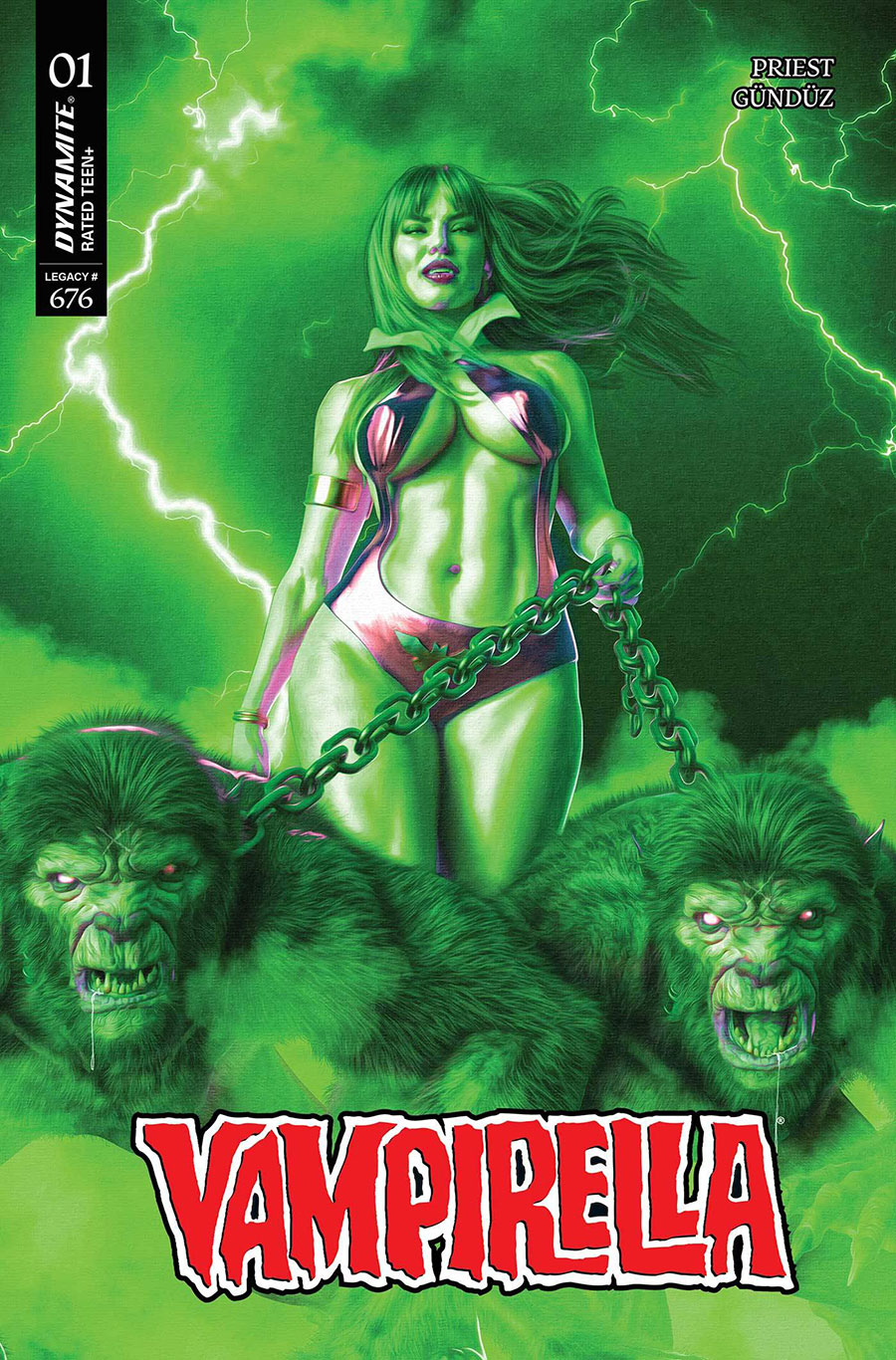 Vampirella Vol 9 #1 Cover Z-I Incentive Mark Spears Emerald Cover