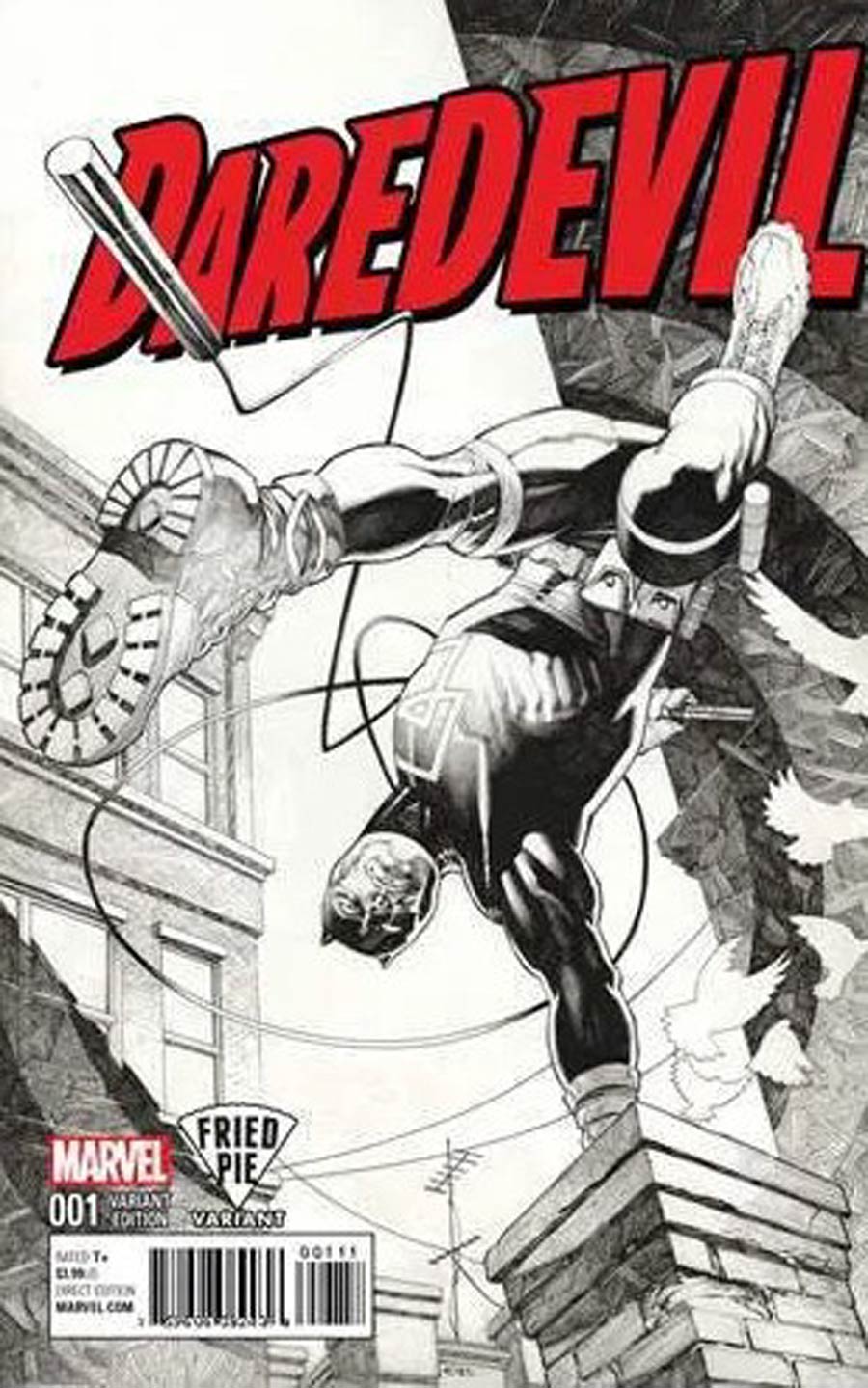 Daredevil Vol 5 #1 Cover L Fried Pie Sketch Variant Cover