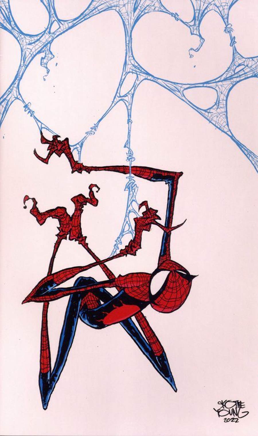 Amazing Spider-Man Vol 6 #1 Cover Y Skottieyoung.com Exclusive Virgin Cover by Skottie Young signed by Skottie Young with CoA