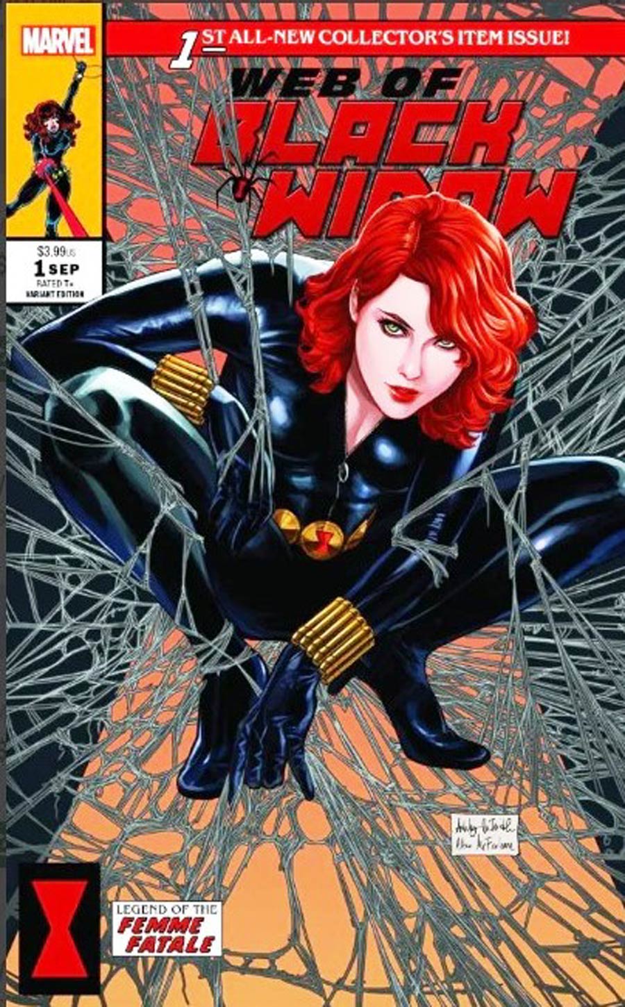 Web of Black Widow #1 Cover F Cover by Ashley Witter