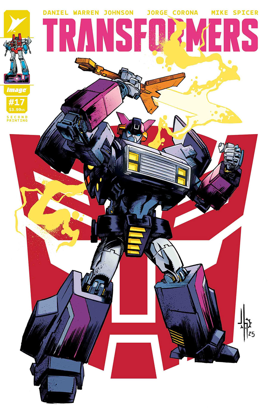 Transformers Vol 5 #17 Cover G 2nd Ptg B Jason Howard Autobot Variant Cover