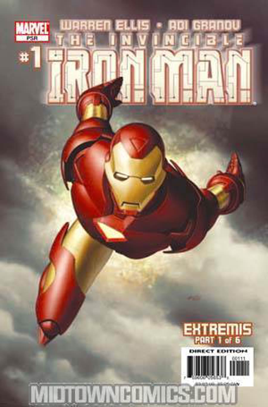 Iron Man Vol 4 #1 Cover B DF Signed By Adi Granov