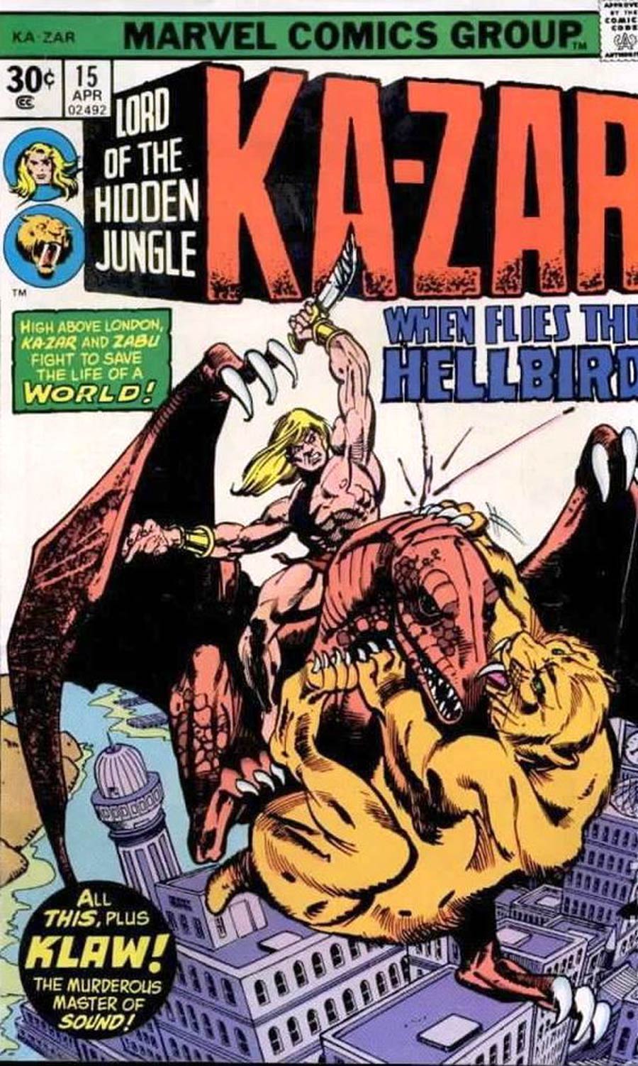 Ka-Zar #15 Cover B 30-Cent Variant Edition