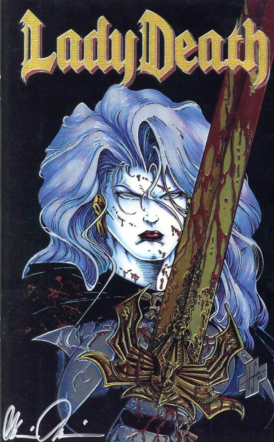 Lady Death Vol 1 #1 Cover B Commemorative Cover