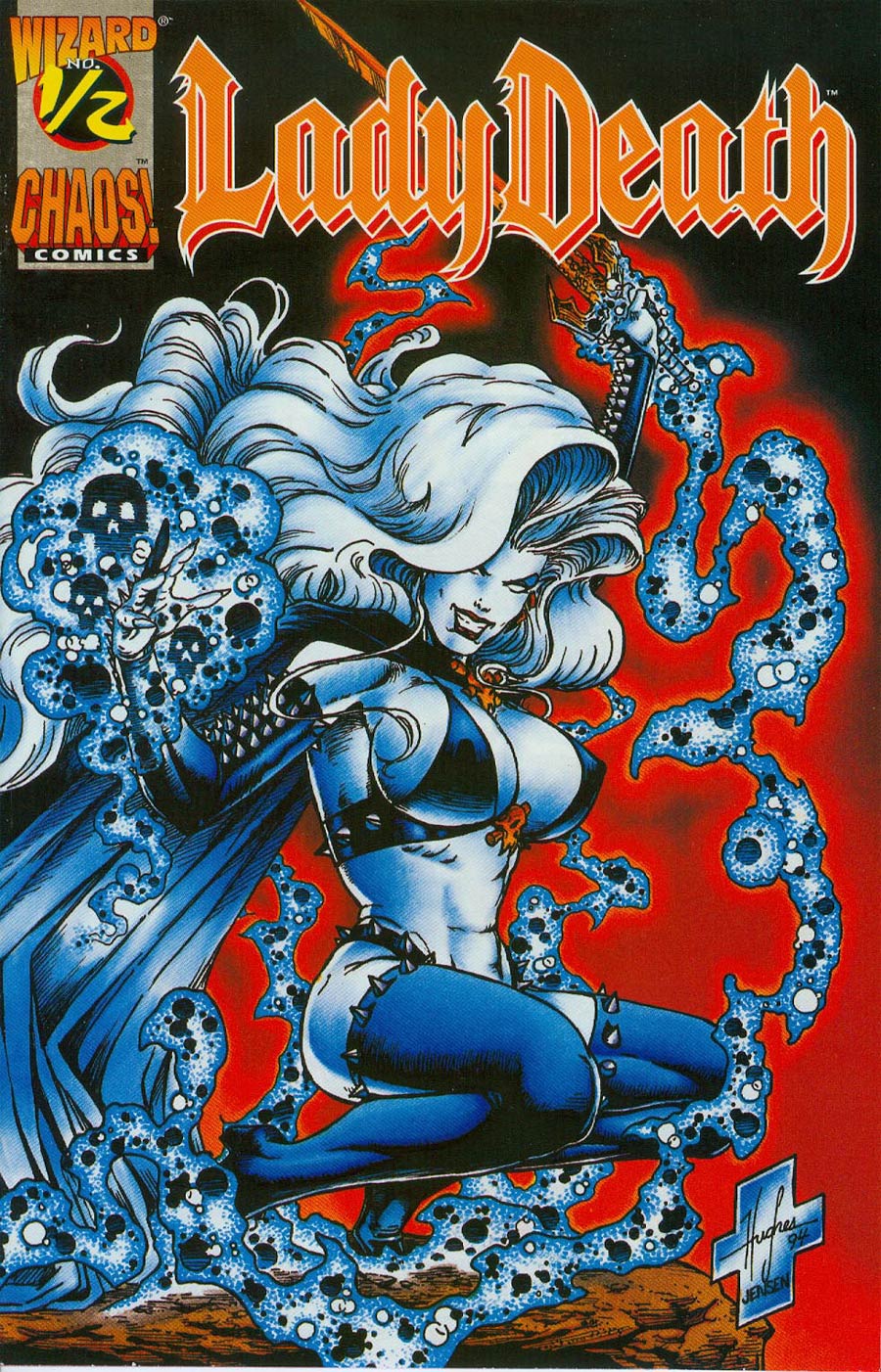 Lady Death Vol 1 #1/2 Cover A Wizard With Certificate