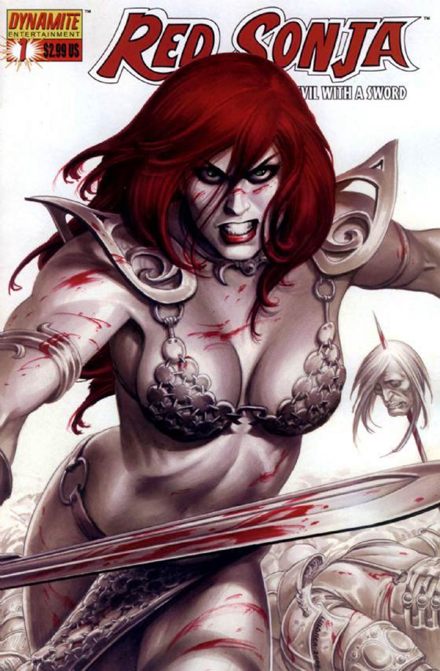 Red Sonja Vol 4 #1 Cover C Joseph Michael Linsner