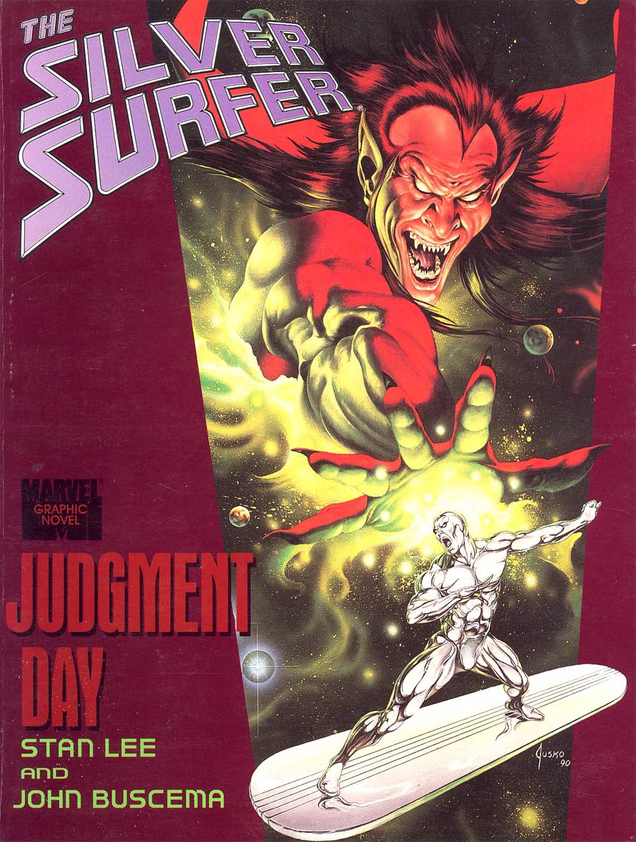 Marvel Graphic Novel #38 Silver Surfer Judgment Day Cover B SC