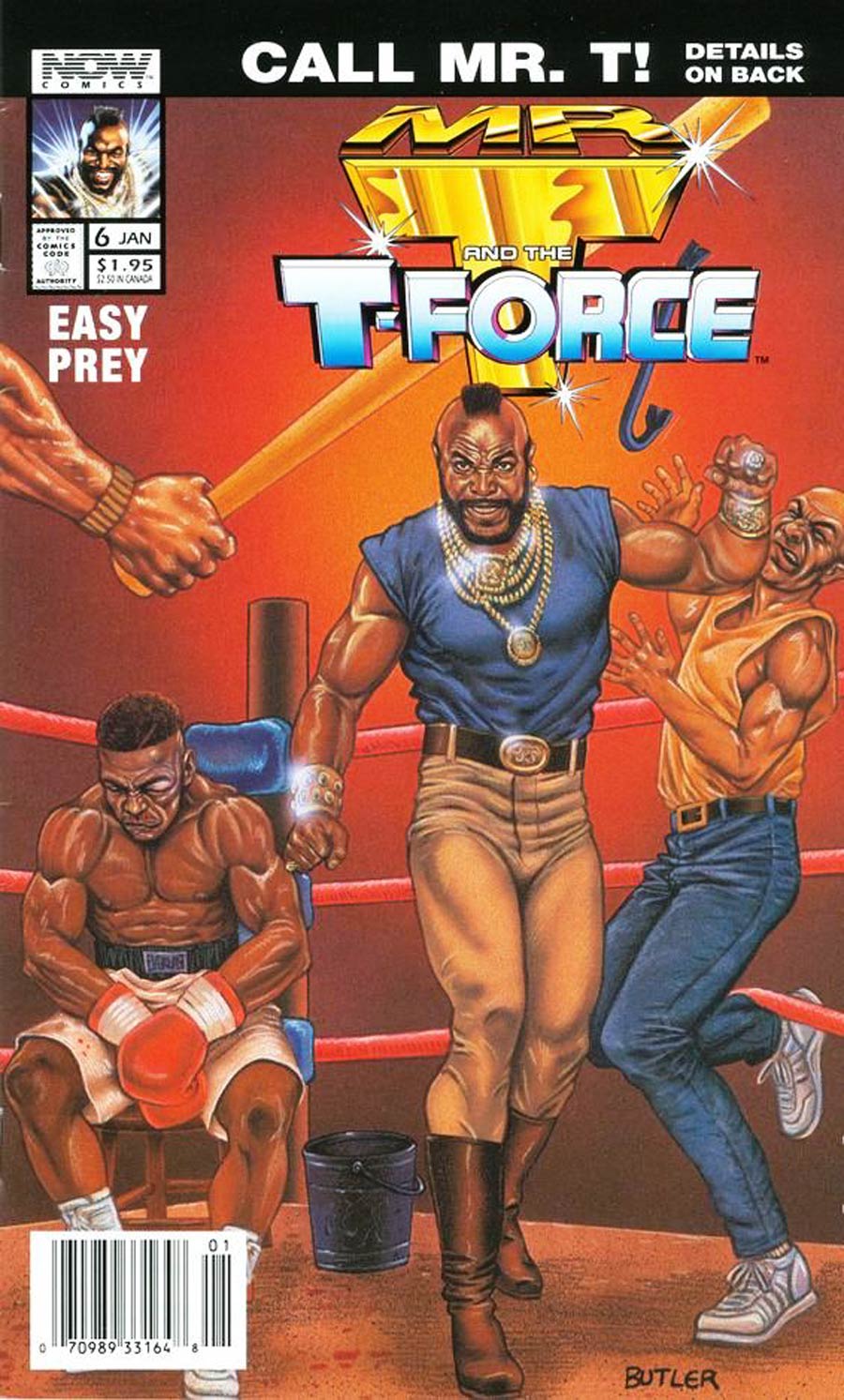 Mr T And The T-Force #6 Cover C Newsstand Edition Polybagged With Card