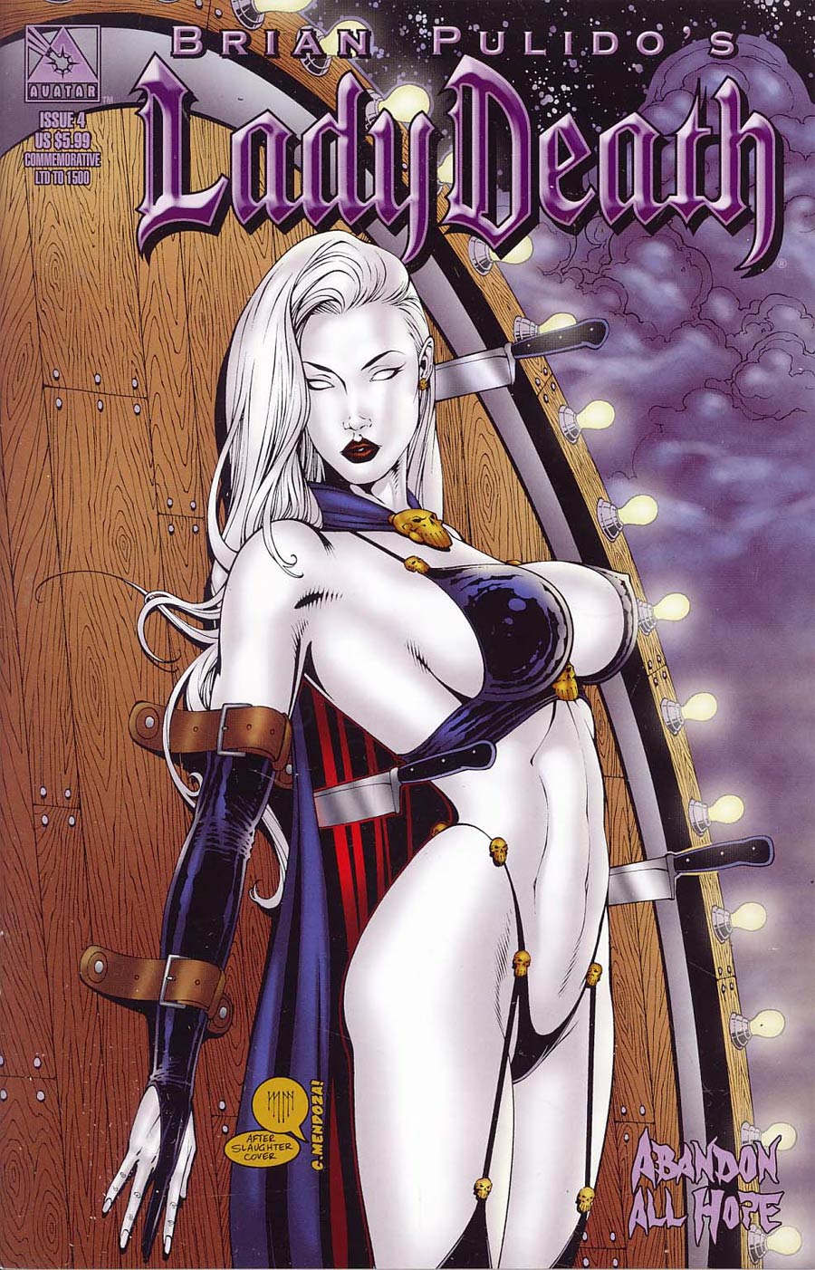 Brian Pulidos Lady Death Abandon All Hope #4 Commemmorative Cvr