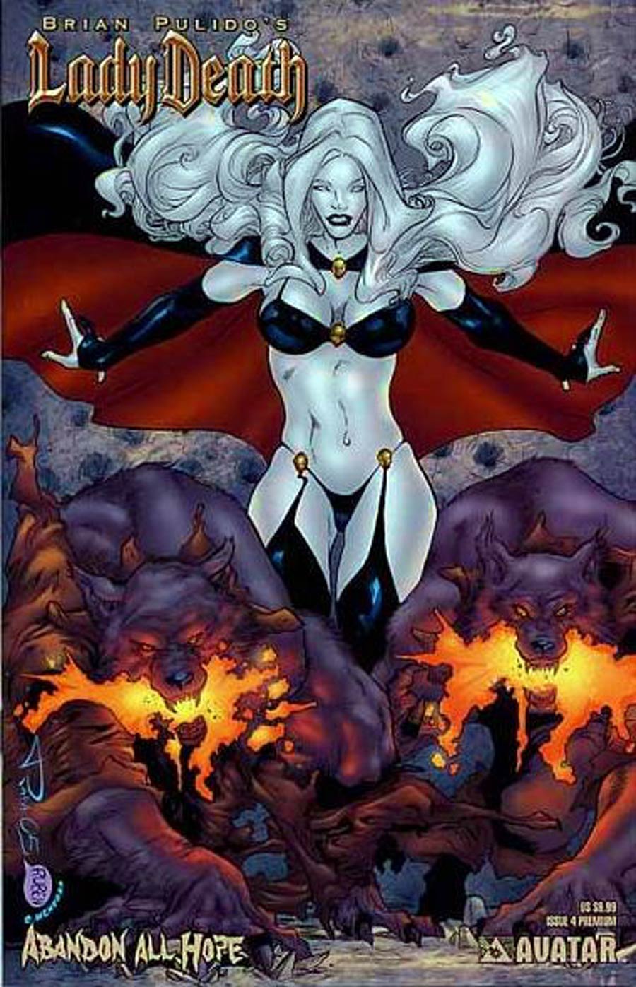 Brian Pulidos Lady Death Abandon All Hope #4 Premium Cvr